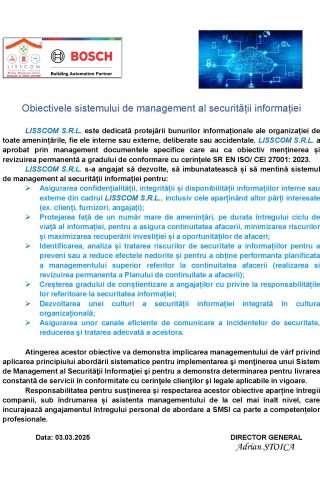 6 - Obiective SI - LISSCOM 2025