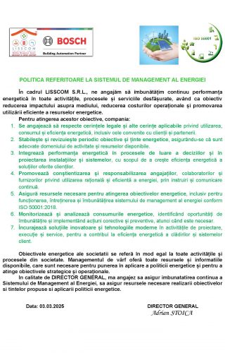 POLITICA EnMS LISSCOM 2025